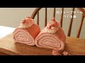 桜クレープロール つくる編