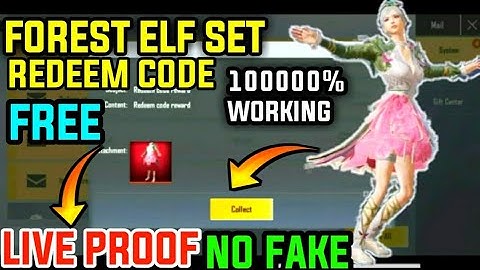 pubg lite redeem code today | pubg lite new 100% working redeem code | forest elf set free mei kaise