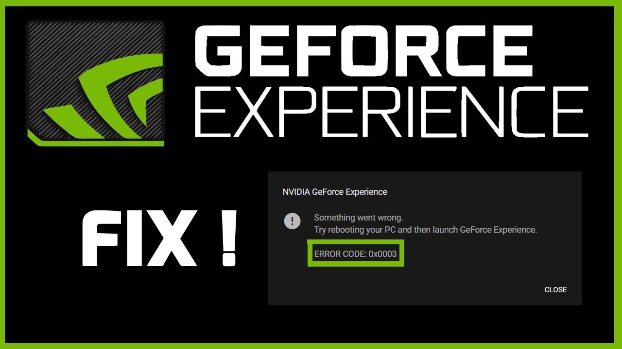 Geforce experience что то пошло не так. Нвидиа экспириенс. NVIDIA GEFORCE experience ошибка 0x0003. Ошибка запуска GEFORCE experience something went wrong. How to Fix 'Error code: 0x0003' on GEFORCE experience.