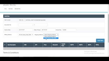 How To Make Debit Note In TMI Software