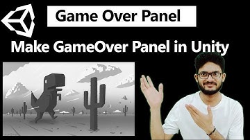 08 How to make GameOver panel in Unity (Hindi ) | Learn Unity in Hindi | Make Your own Game in Hindi