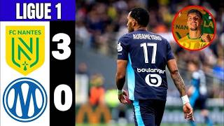 🔥 FC Nantes 3-0 Olympique de Marseille  Résumé #Nantes #OM #Marseille #Ligue1 #football #Soccer
