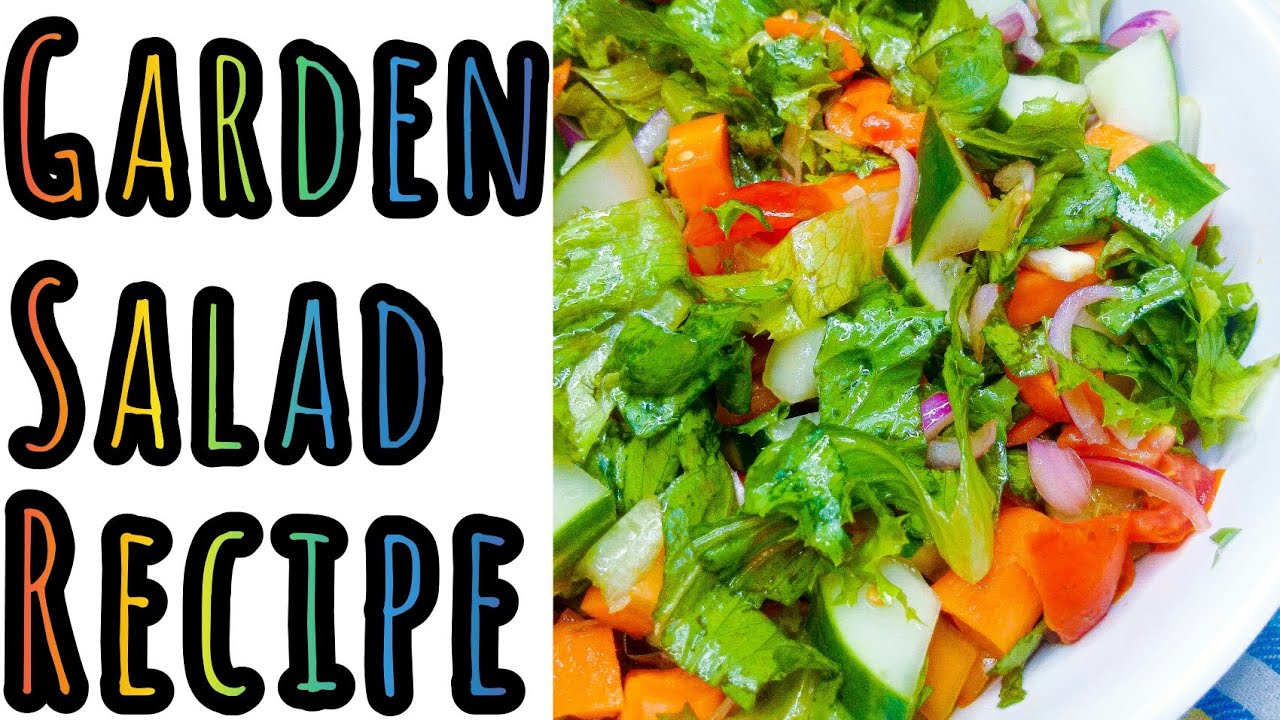 GARDEN SALAD RECIPE Best garden salad recipe by Zuchilicious YouTube