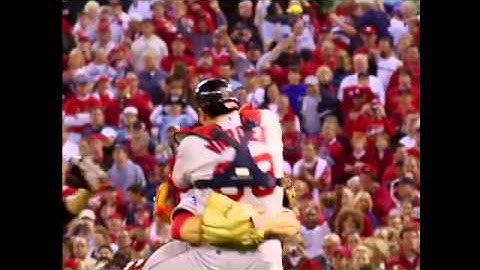 2004 WS Gm 4 Red Sox win first World Series in 86 years