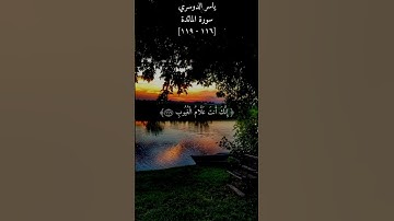 سورة المائدة [١١٦ - ١١٩] القارئ ياسر الدوسري