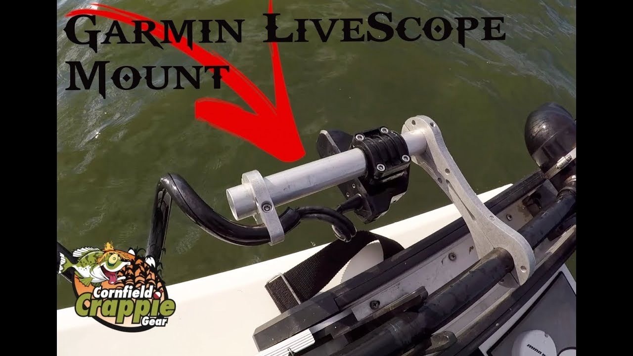 Garmin Livescope Mount from Cornfield Crappie Gear - YouTube