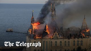 Russian strike on Odesa’s ‘Harry Potter castle’ kills 5