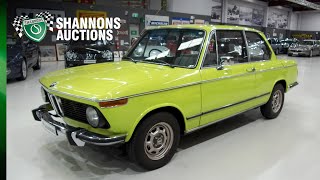 1973 BMW 2002 Coupe - 2022 Shannons Autumn Timed Online Auction