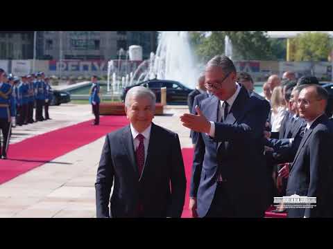 President of Uzbekistan's first visit to Serbia