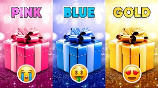 Choose Your Gift...! Pink, Blue or Gold 💗💙⭐️ How Lucky Are You? 😱 by Quiz Dino 230,809 views 3 weeks ago 18 minutes