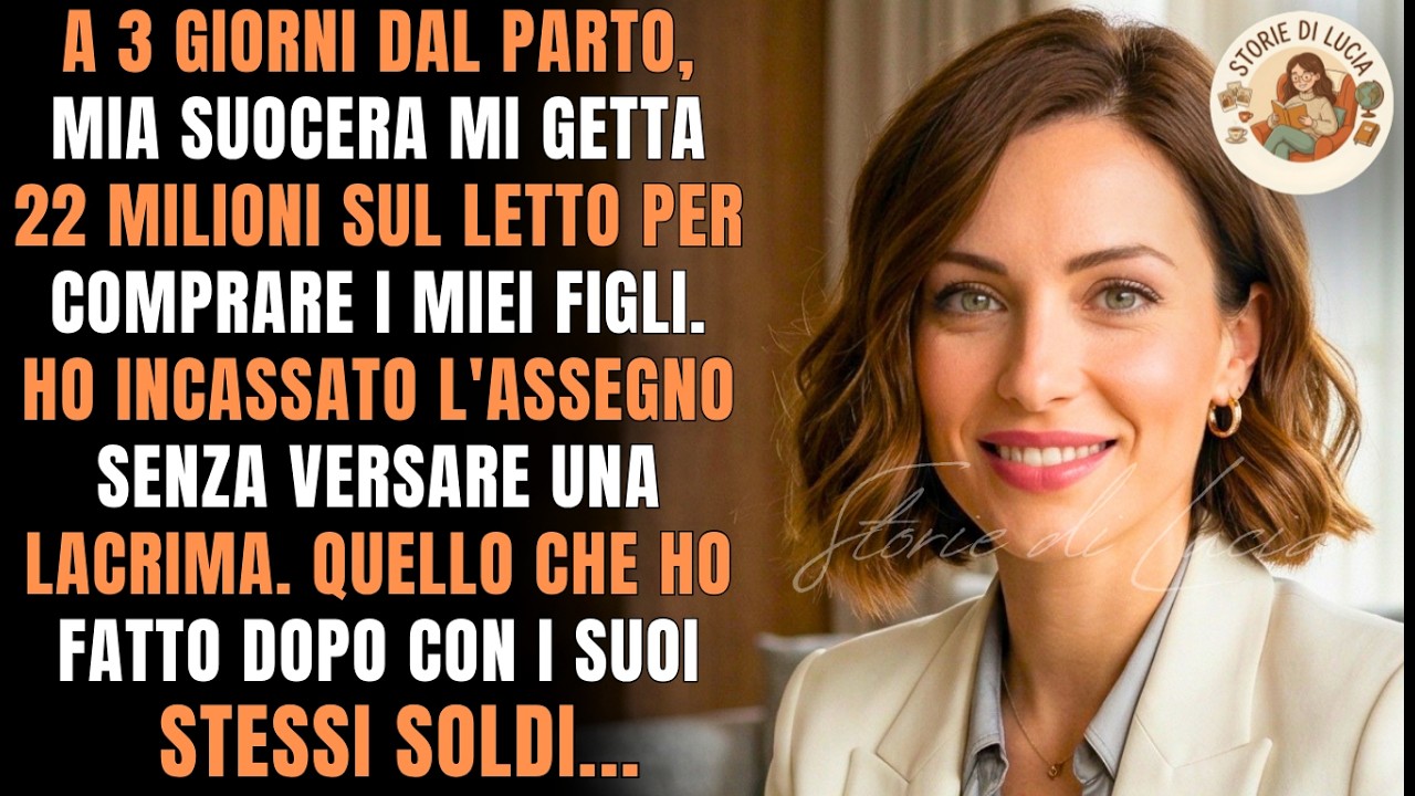 Ero sdraiata nel letto d’ospedale con i miei gemelli appena nati quando mia suocera mi ha lanciato un assegno da 22 milioni di euro e una pila di documenti legali. “Firma, prendi i soldi e...