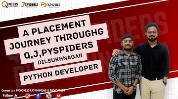 A Placement Journey Through Qspiders Dilsukhnagar | 4 LPA | Python Developer |
