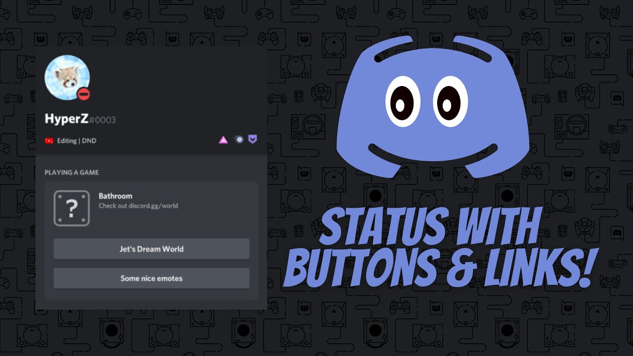 Discord status. Прикольные статусы в дискорде. Discord buttons