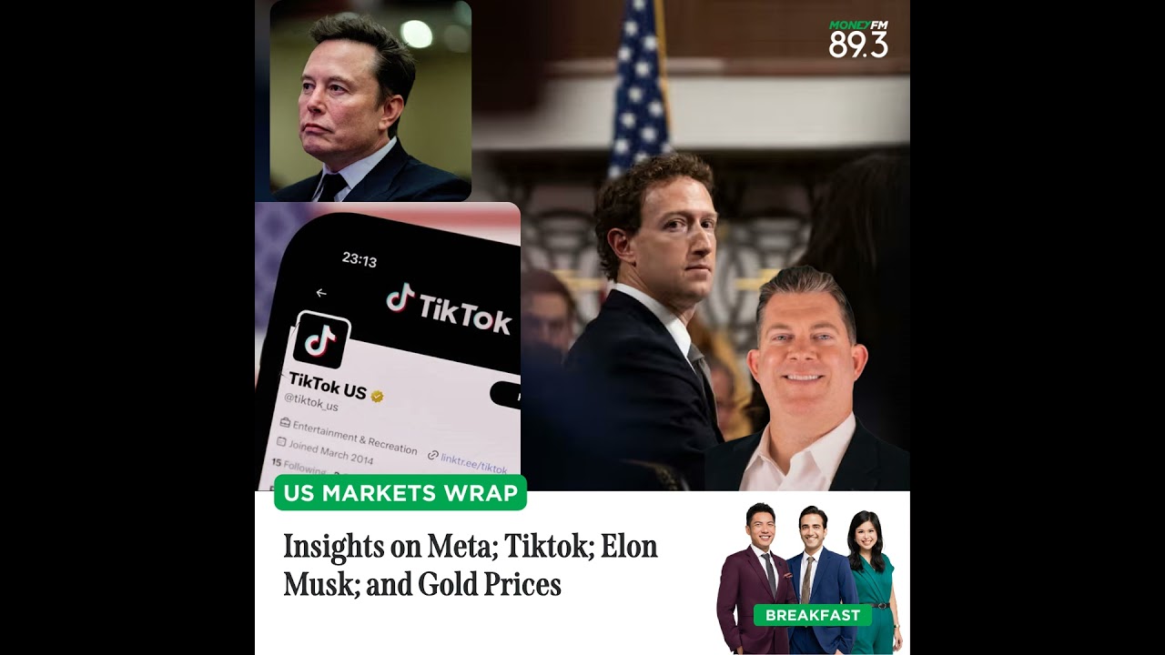 US Markets Wrap: Insights on Meta; Tiktok; Elon Musk; and Gold Prices