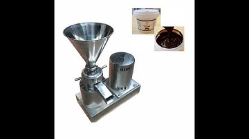 Colloid Mill Horizontal Peanut Butter Maker Jam Paste Grinding Making Machine