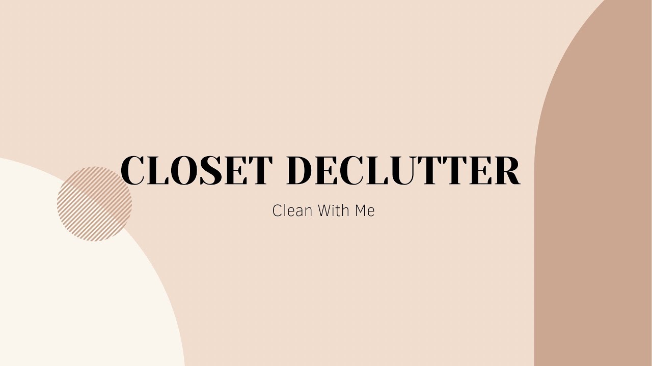 Spring Declutter and Clean With Me..Junky Closet | Kiara Marshall