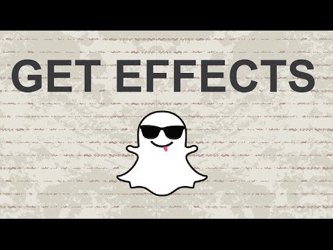How to get effects on Snapchat - 2015
