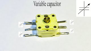 Variable capacitor.How to check what's inside