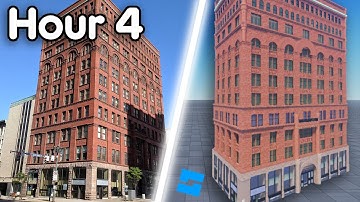 Roblox Studio, HUGE Building | Speed Build
