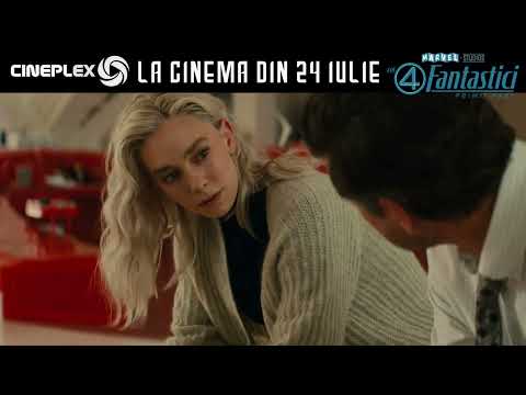 🎥🎞️🎬 FILM Actiune - Aventura 'Cei 4 Fantastici: Primii pași' din 24 IULIE 2025, la Cineplex în 3D!