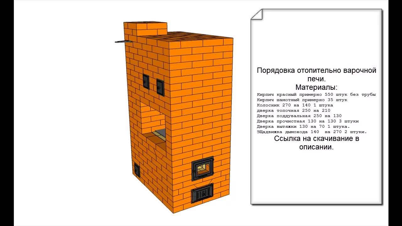 Как построить печь. Порядовка печи, теплоотдача и другие правила для начинающего печника