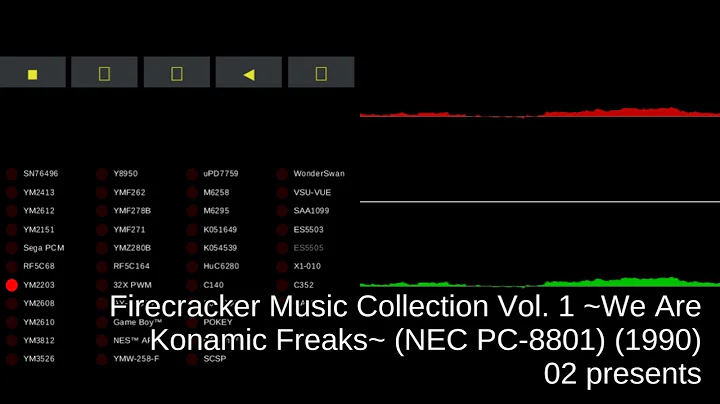 Firecracker Music Collection Vol. 1 (NEC PC-8801) - track 02 presents