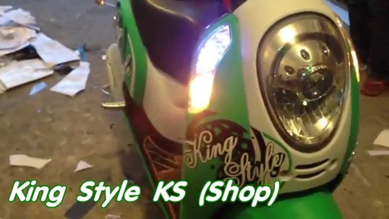 Honda Scoopy I 2015 2016 Review Green Color KS YouTube