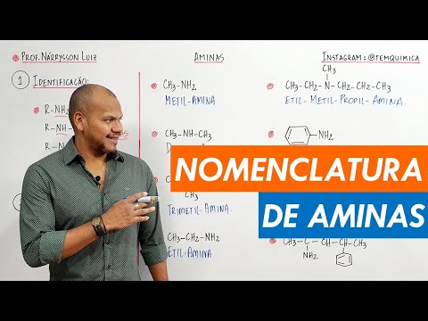 Vídeo: Qual é o sufixo Iupac usado ao nomear uma amina?