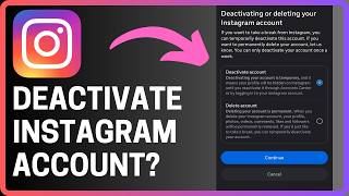 How To Deactivate Your Instagram Account in 2026 - Full Guide