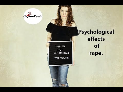 Psychological effects of rape