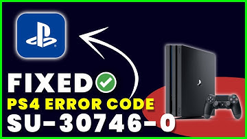 FIX: PS4 Error Code SU-30746-0 (2022) PS4 System Software Update 9.50