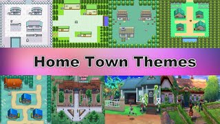 Evolution of Pokémon Home Town Themes