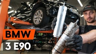 Hoe Benzinefilter van de motor vervangen BMW 3 (E90) - videogids