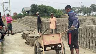 How to make bricks in the brick field of Bangladesh .