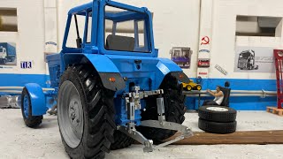 Мтз 82 шины и навеска MTZ RC 1:10 Traktor neue reifen