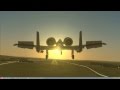 DCS World: A-10A strafing run, Mavericks and landing at dusk