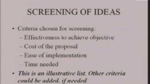 Project Identification and Appraisal