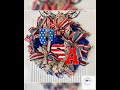 Americana Flag Wreath: Rustic Patriotic Front Door Decor