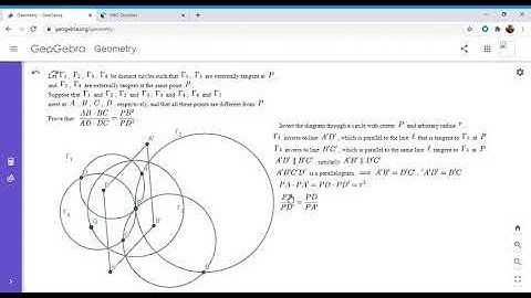 Olympiad Geometry Problem #40: IMO Shortlist 2003 G4 - Four Circles