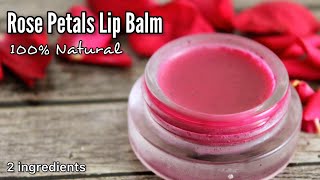 Rose Petal Lip balm / How to make lip balm / Natural Lip balm / Best use of rose petals screenshot 5