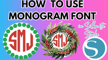 How To Use Monogram in Silhouette Studio ~ For Beginners