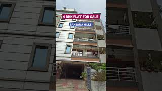 4 BHK FLAT FOR SALE IN BANJARA HILLS, HYDERABAD. CALL 7013776169