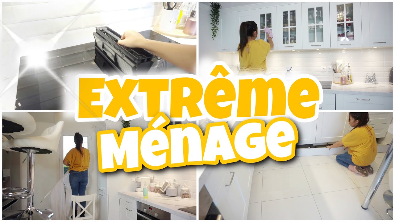 EXTRÊME MOTIVATION MÉNAGE / GROS NETTOYAGE DE LA CUISINE/ 1 JOUR 1 PIÈCE ✨