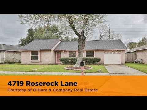 4719 Roserock Lane, Spring, TX home video tour