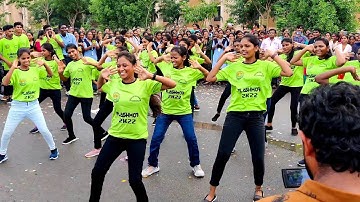 Krishna university campus | Flash mob in Krishna university | machilipatnam