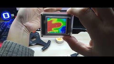 MLX90640 Portable 32*24 -40C~300C Infrared Thermal Imager from #Banggood review by #Hayri