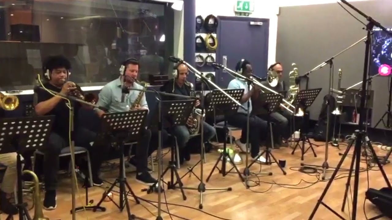 The Jazz Sapiens - recording 'Bandung Conference' at Air-Edel Studios, London, UK.