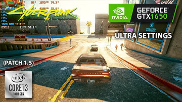 Cyberpunk 2077 | GTX 1650 GDDR6 + I3 10100F | (1080p, Ultra Settings) PATCH 1.5