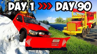 I SPENT 90 DAYS REBUILDING MY LIFE WITH $0 (FUGITIVE SURVIVAL)