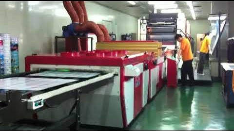 Sunlink Industry FLJX Ordinary Stacker (Air Blower Type) with UV Dryer & 2-Color Fuji